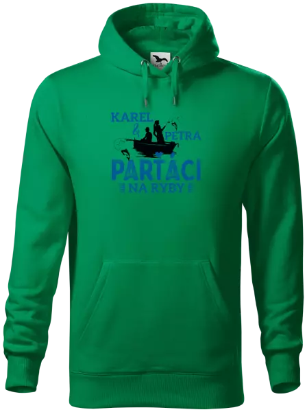 Pánska mikina Parťáci na ryby