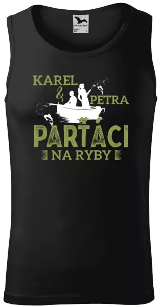 Pánske tielko Parťáci na ryby