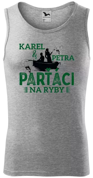 Pánske tielko Parťáci na ryby