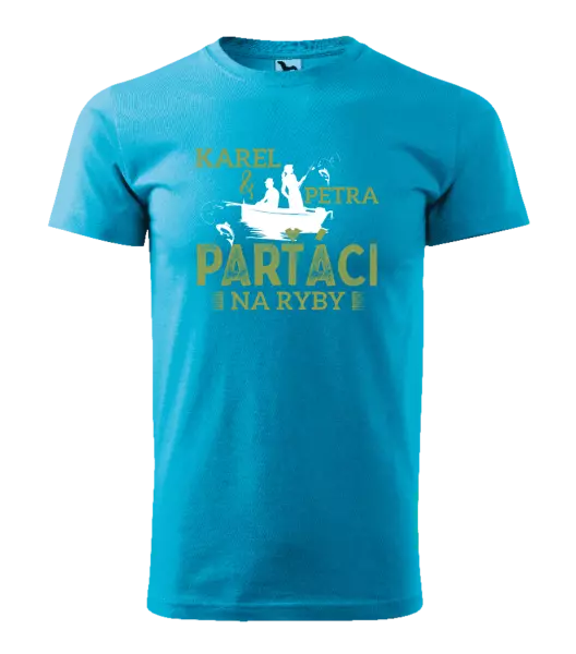 Pánske tričko Parťáci na ryby