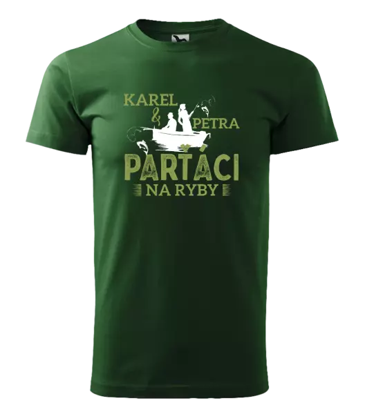 Pánske tričko Parťáci na ryby