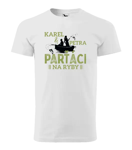 Pánske tričko Parťáci na ryby