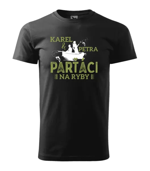Pánske tričko Parťáci na ryby