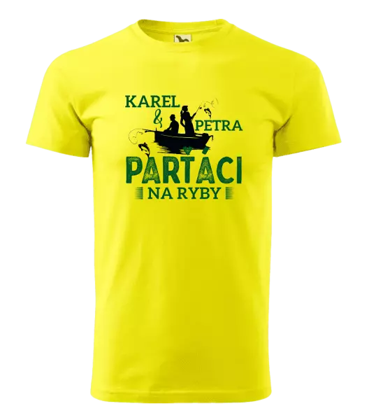 Pánske tričko Parťáci na ryby