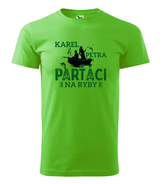 Pánske tričko Parťáci na ryby