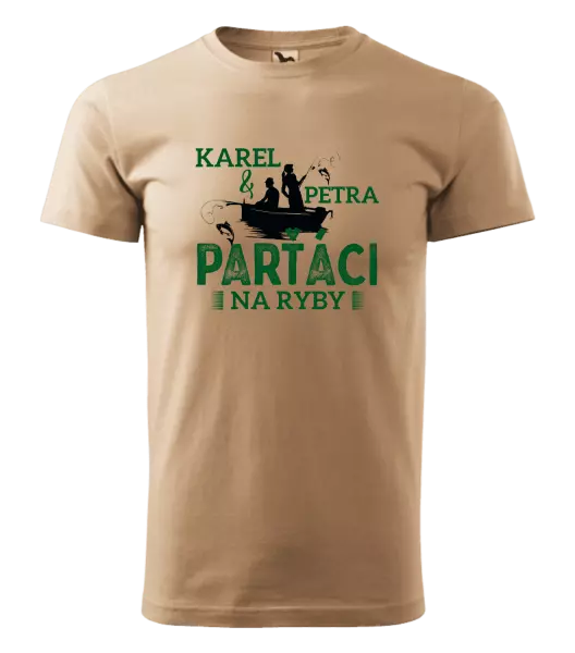 Pánske tričko Parťáci na ryby