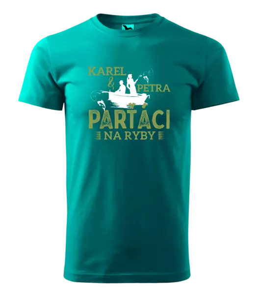 Pánske tričko Parťáci na ryby