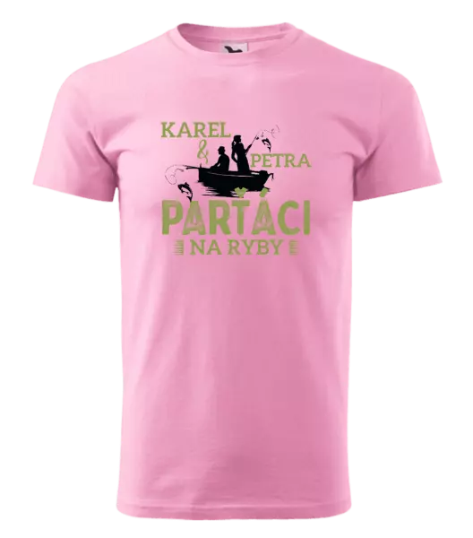 Pánske tričko Parťáci na ryby