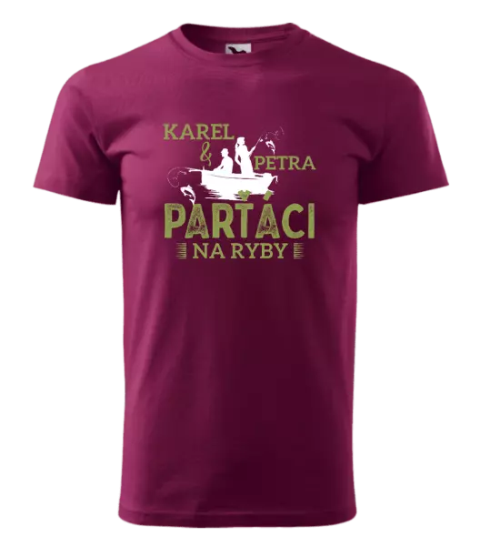 Pánske tričko Parťáci na ryby
