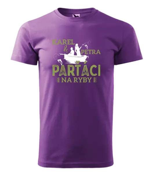 Pánske tričko Parťáci na ryby