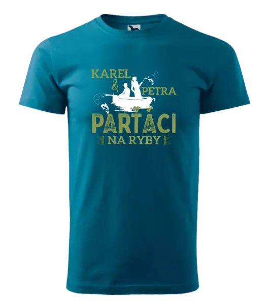 Pánske tričko Parťáci na ryby