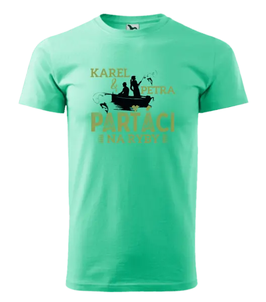 Pánske tričko Parťáci na ryby