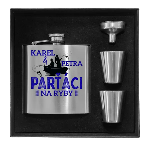 Ploskačka v krabičke Parťáci na ryby