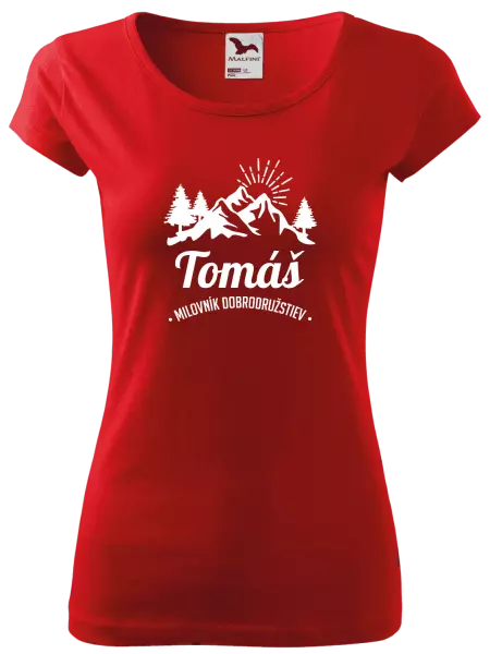 Dámske tričko Milovník dobrodružstiev