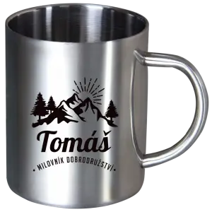 Nerezový hrnček Milovník dobrodružstiev