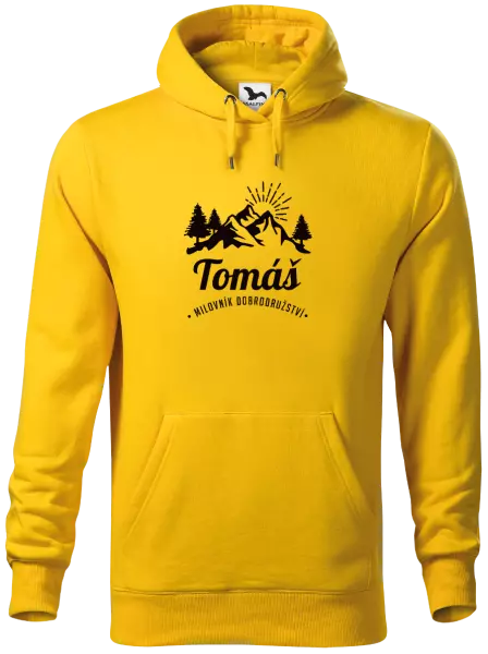 Pánska mikina Milovník dobrodružstiev