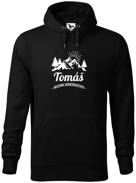 Pánska mikina Milovník dobrodružstiev