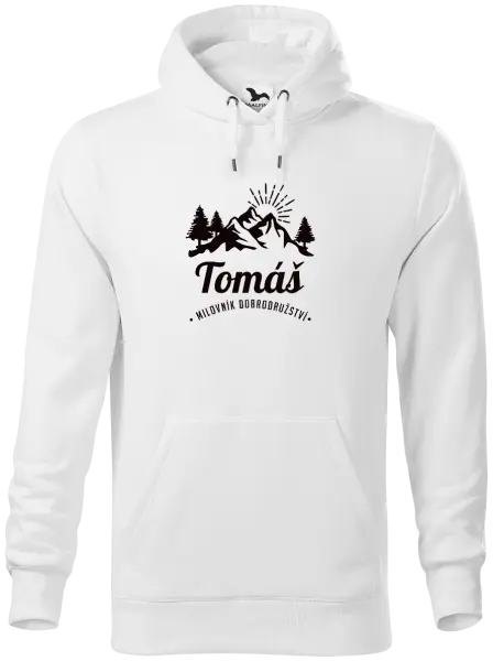 Pánska mikina Milovník dobrodružstiev