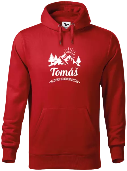 Pánska mikina Milovník dobrodružstiev