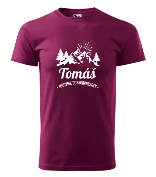 Pánske tričko Milovník dobrodružstiev