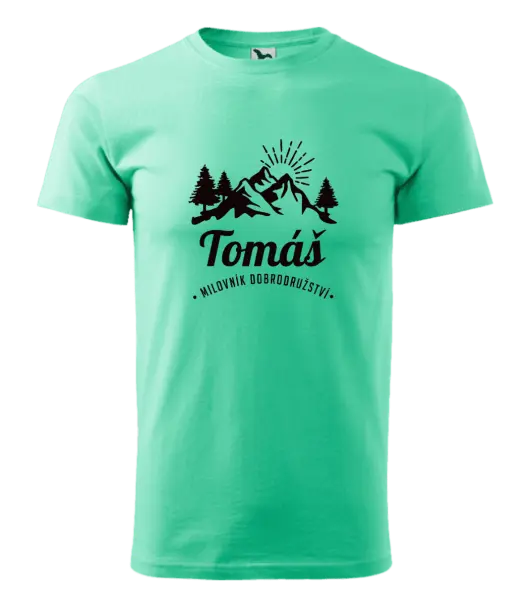 Pánske tričko Milovník dobrodružstiev