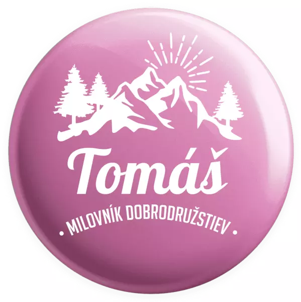 Placka Milovník dobrodružstiev