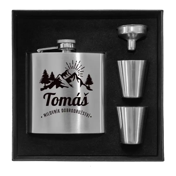 Ploskačka v krabičke Milovník dobrodružstiev