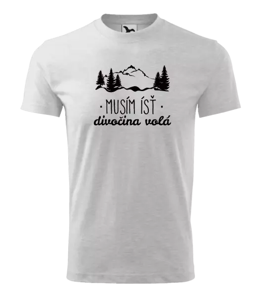 Detské tričko Musím ísť, divočina volá