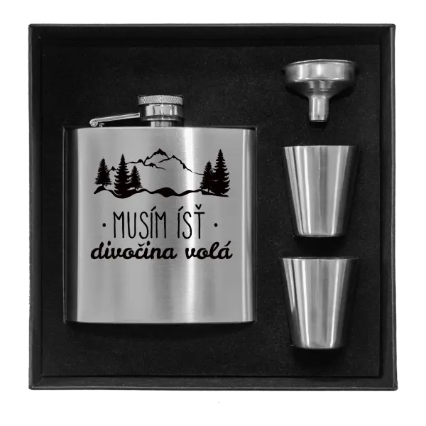 Ploskačka v krabičke Musím ísť, divočina volá