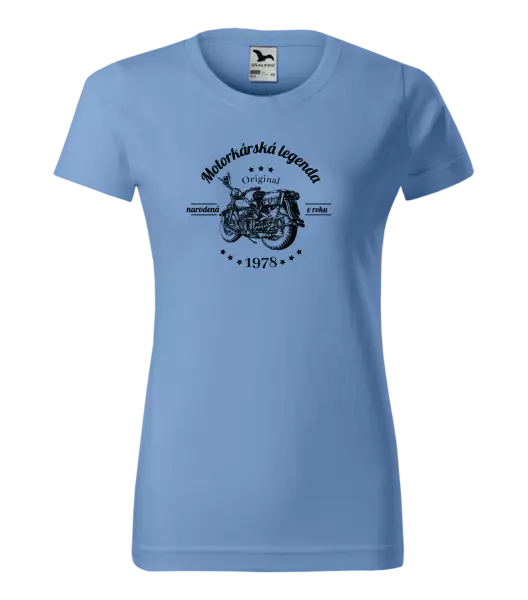 Dámske tričko Motorkárská legenda
