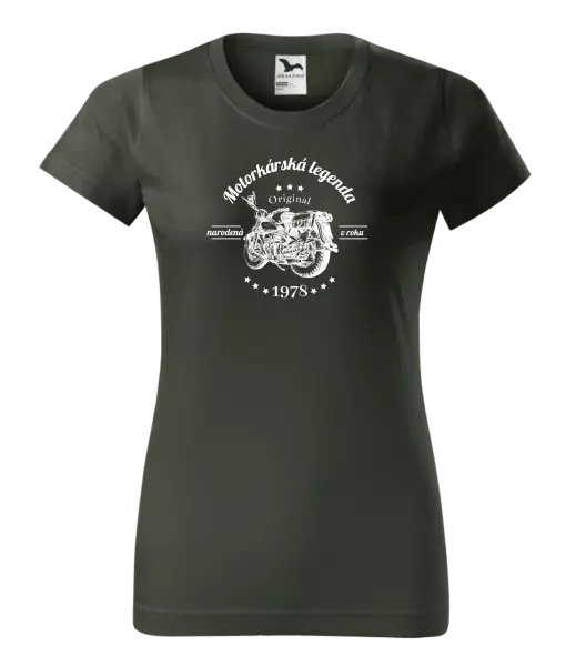 Dámske tričko Motorkárská legenda