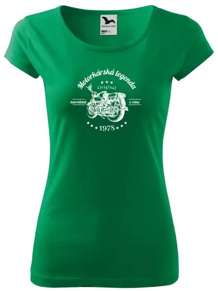 Dámske tričko Motorkárská legenda