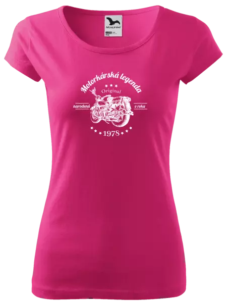 Dámske tričko Motorkárská legenda