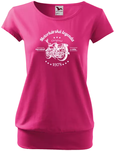 Dámske tričko Motorkárská legenda