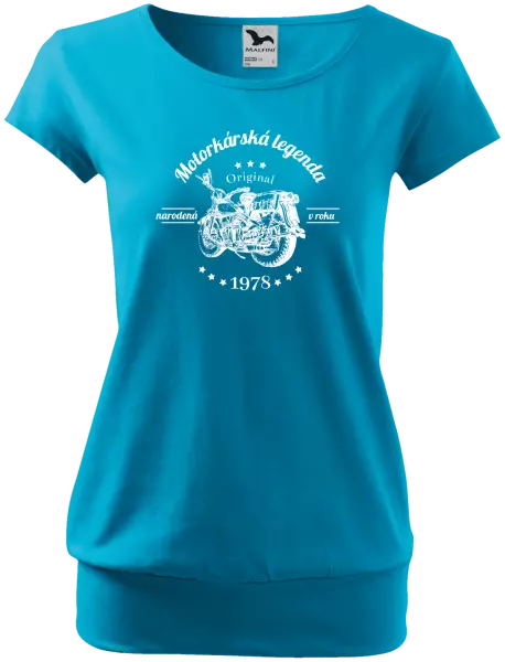 Dámske tričko Motorkárská legenda