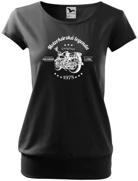 Dámske tričko Motorkárská legenda