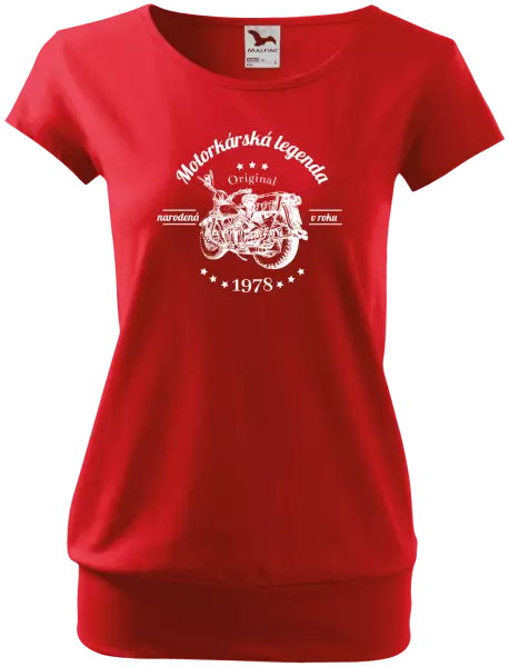 Dámske tričko Motorkárská legenda