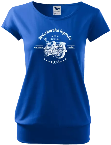 Dámske tričko Motorkárská legenda