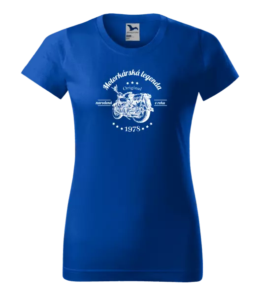 Dámske tričko Motorkárská legenda