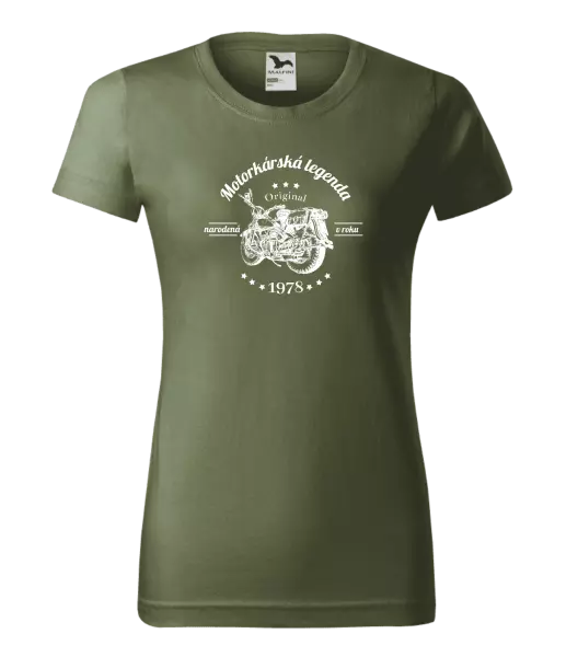 Dámske tričko Motorkárská legenda