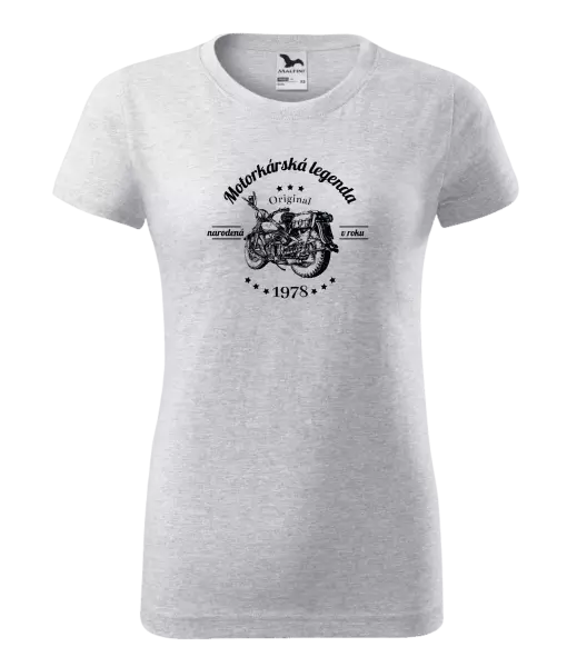 Dámske tričko Motorkárská legenda
