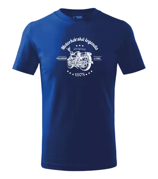Detské tričko Motorkárská legenda