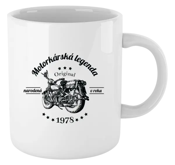 Hrnček Motorkárská legenda