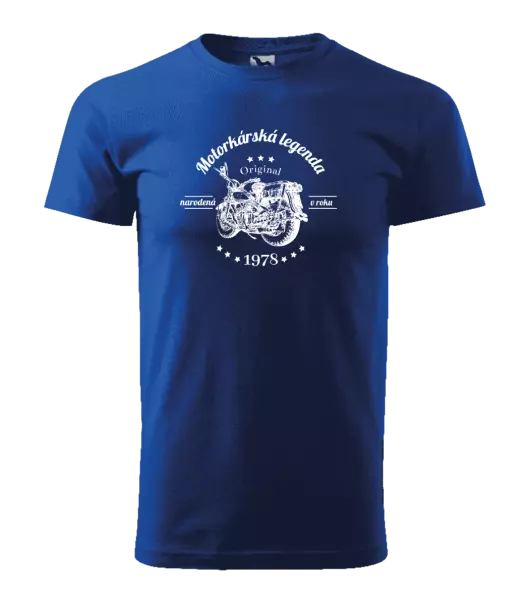 Pánske tričko Motorkárská legenda