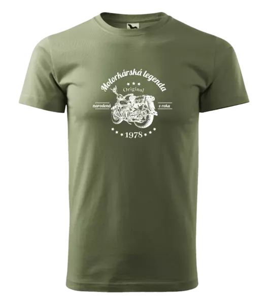 Pánske tričko Motorkárská legenda