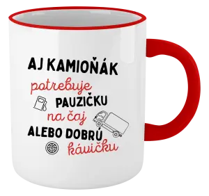 Hrnček Aj kamioňák potrebuje pauzičku