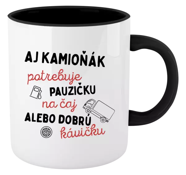 Hrnček  Aj kamioňák potrebuje pauzičku