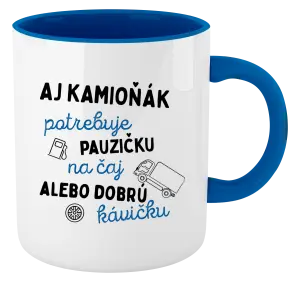 Hrnček  Aj kamioňák potrebuje pauzičku