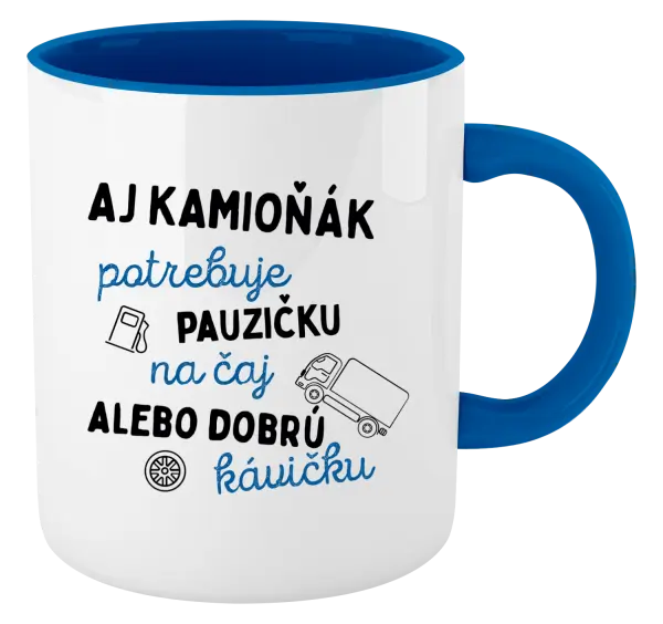 Hrnček  Aj kamioňák potrebuje pauzičku