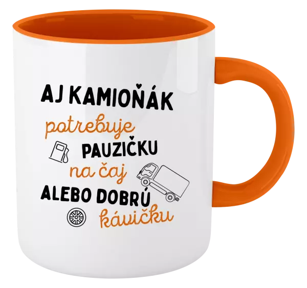 Hrnček  Aj kamioňák potrebuje pauzičku